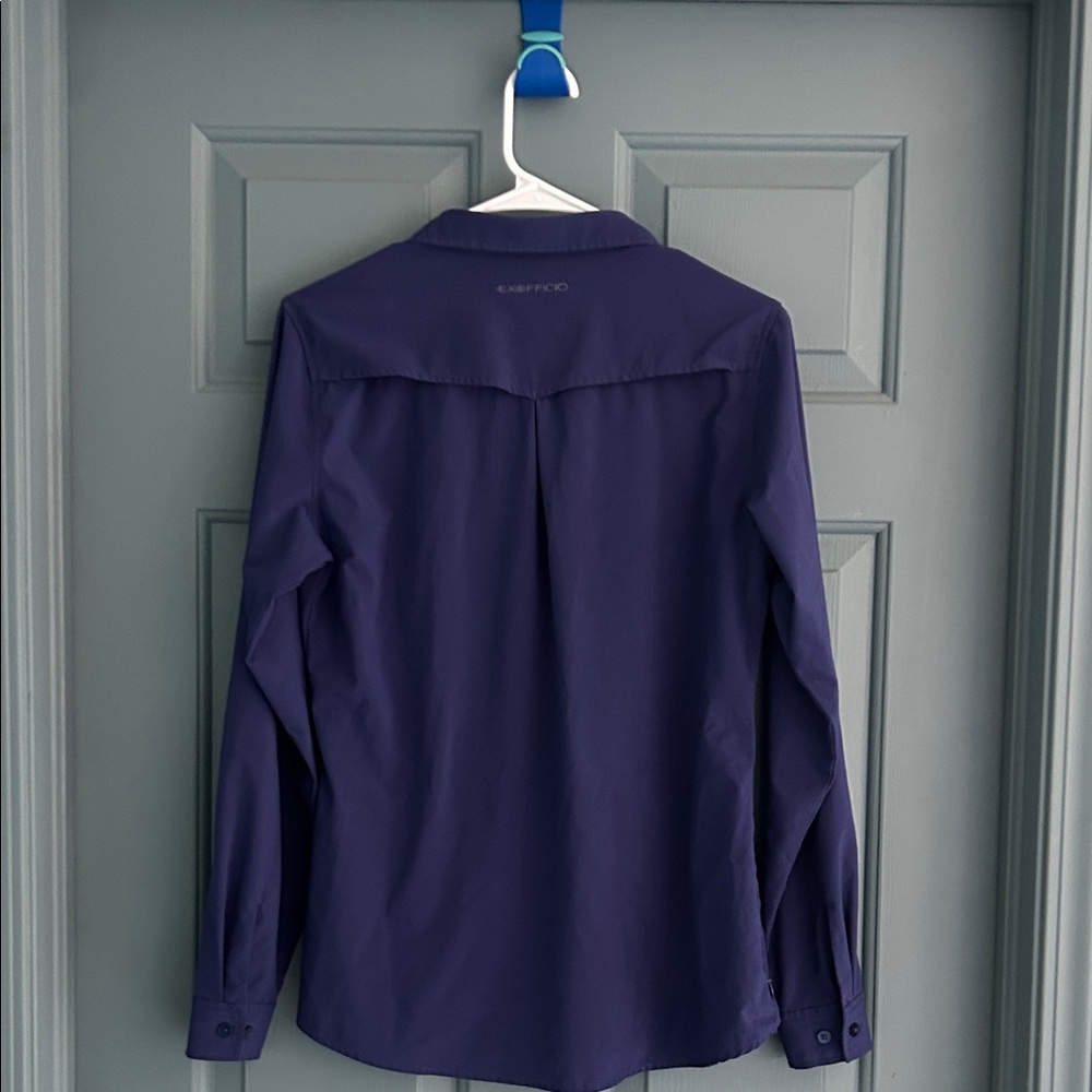 Exofficio Royal Blue Mesh-Lined Shirt - Picture 4 of 6